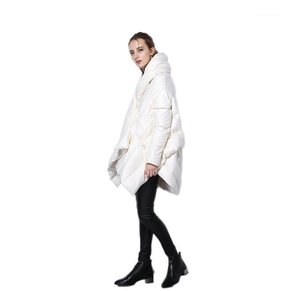 women's down & parkas 2021 fashion women's jacket parka cloaks european designer asymmetric length winter coat female1, Black
women's down & parkas 2021 fashion women's jacket parka cloaks european designer asymmetric length winter coat female1, Black