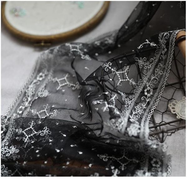 22cm wide 5meter/pack bilateral polyester black mesh embroider lace fabric mesh have stretch sewing trim dress accessor sqchbt
22cm wide 5meter/pack bilateral polyester black mesh embroider lace fabric mesh have stretch sewing trim dress accessor sqchbt
