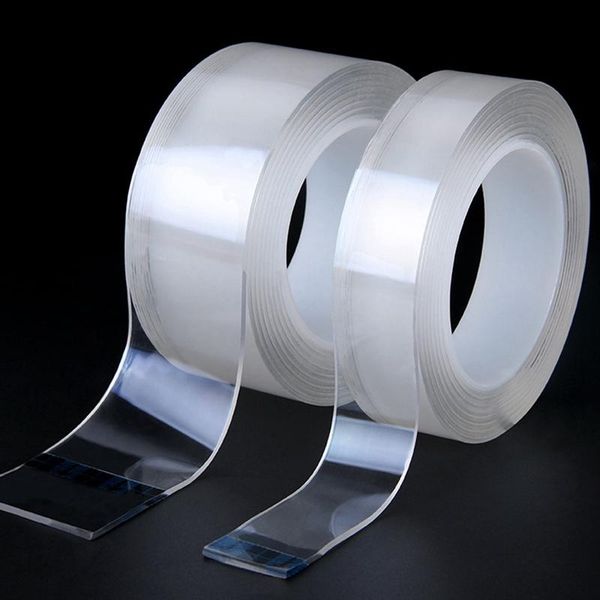 transparent magic nano tape washable reusable double-sided tape adhesive nano-no trace paste removable glue cleanable household
transparent magic nano tape washable reusable double-sided tape adhesive nano-no trace paste removable glue cleanable household