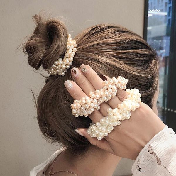 fashion elegant pearl hair ties beads women girls scrunchies rubber bands ponytail holders hair accessories elastic hair band
fashion elegant pearl hair ties beads women girls scrunchies rubber bands ponytail holders hair accessories elastic hair band