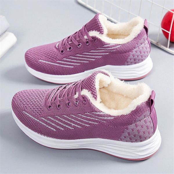 bjyl winter plus velvet thick cotton for women casual sneakers lightweight comfortable flat non-slip woman running shoes, Black
bjyl winter plus velvet thick cotton for women casual sneakers lightweight comfortable flat non-slip woman running shoes, Black