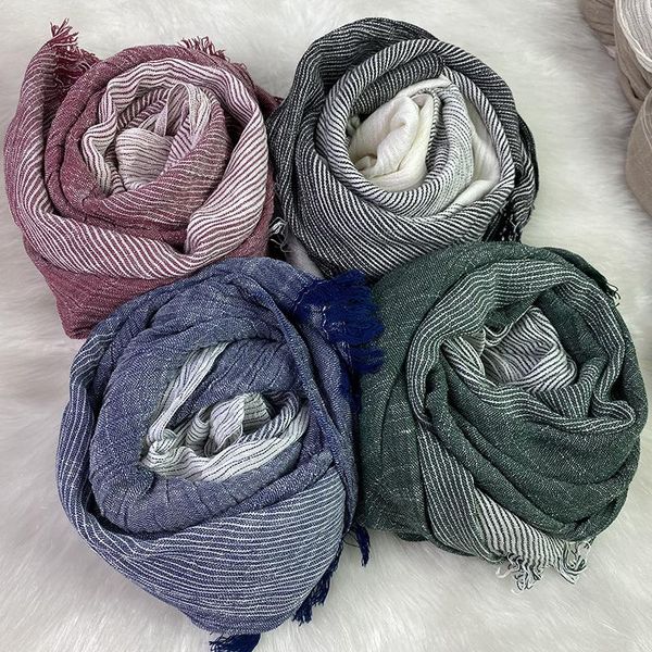 2020 kroea style spring cotton and linen striped plaid long women's shawl fashion scarf wmtwkh bdesybag, Blue;gray
2020 kroea style spring cotton and linen striped plaid long women's shawl fashion scarf wmtwkh bdesybag, Blue;gray