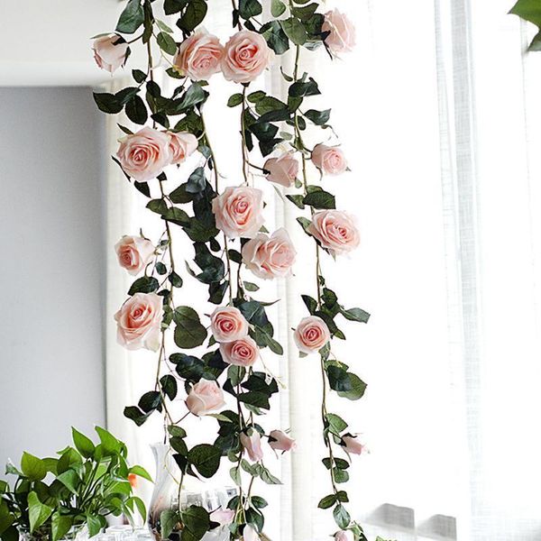 1.8m silk roses artificial flowers rose rattan wedding home decoration fake flower ornament wall fake leaf diy hanging garland1
1.8m silk roses artificial flowers rose rattan wedding home decoration fake flower ornament wall fake leaf diy hanging garland1