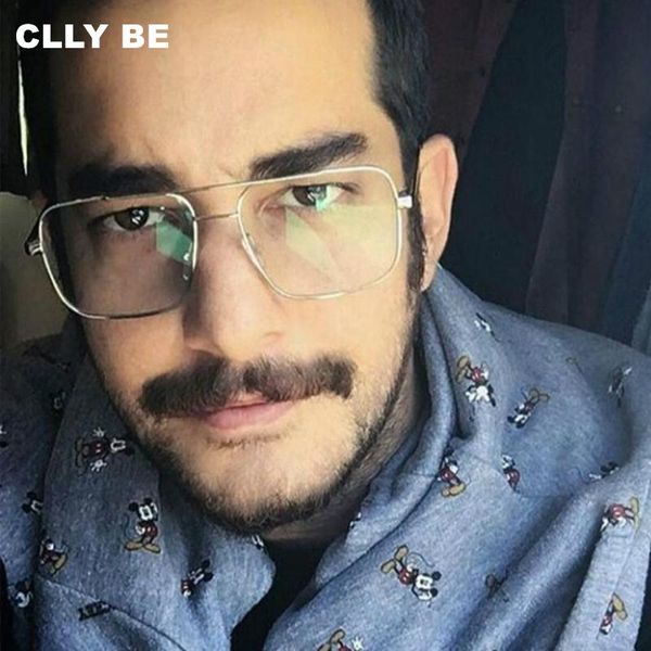 fashion sunglasses frames vintage square eyegalsses frame men oversize alloy metal optical myopia prescription glasses clear lens eyewear, Black
fashion sunglasses frames vintage square eyegalsses frame men oversize alloy metal optical myopia prescription glasses clear lens eyewear, Black