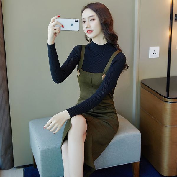 2020 autumn winter new thin fashion knitted medium long back skirt 2-piece set 9478 2020 autumn winter new sweater sweaterthin fashion knitt, Gray
2020 autumn winter new thin fashion knitted medium long back skirt 2-piece set 9478 2020 autumn winter new sweater sweaterthin fashion knitt, Gray