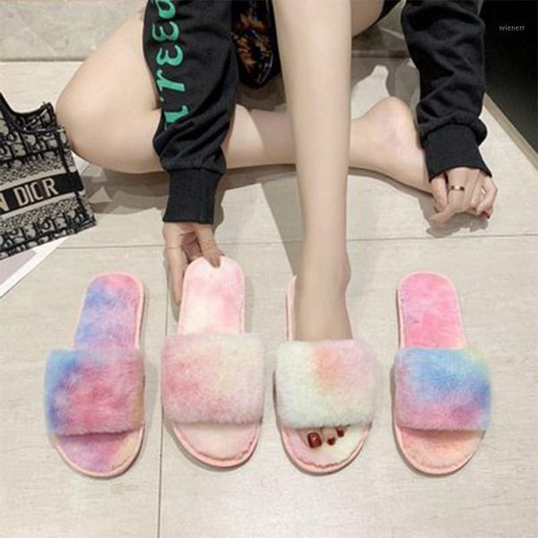 women faux fur home slippers winter 2021 fashion woman warm shoes women's mix color flats ladies slides female shoe plus size 411, Black
women faux fur home slippers winter 2021 fashion woman warm shoes women's mix color flats ladies slides female shoe plus size 411, Black