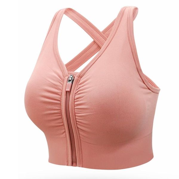 front zipper sports bra women shockproof push up gather high impact support naked feel breathable stretchy padded tank, White;black
front zipper sports bra women shockproof push up gather high impact support naked feel breathable stretchy padded tank, White;black