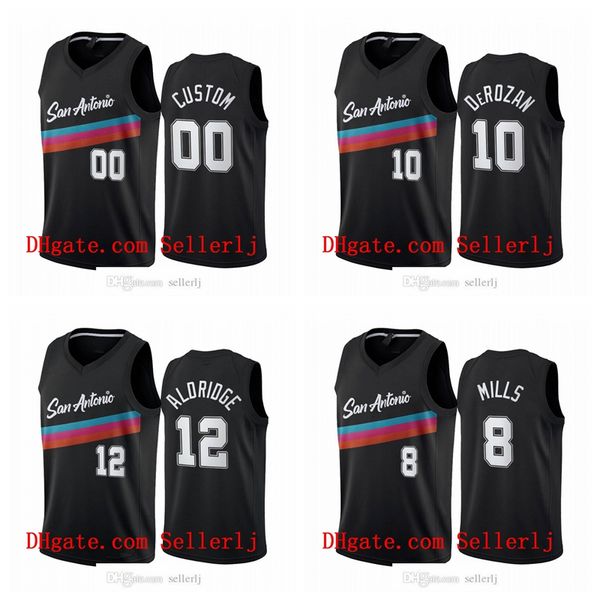 men 10 derozan 8 mills lamarcus aldridge 20 ginobili 21 sanantonio black city fiesta colors 2020-21 jersey, Black;red
men 10 derozan 8 mills lamarcus aldridge 20 ginobili 21 sanantonio black city fiesta colors 2020-21 jersey, Black;red