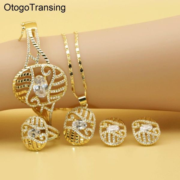 otogo transing 2021 party jewelry set gold color women fashion charm white crystal ring earrings necklace bracelet flower set213, Silver
otogo transing 2021 party jewelry set gold color women fashion charm white crystal ring earrings necklace bracelet flower set213, Silver