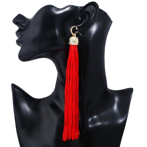 hoop & huggie 150mm bohemia long tassel earrings for women european exaggerated boho vintage drop 2 colors, Golden;silver
hoop & huggie 150mm bohemia long tassel earrings for women european exaggerated boho vintage drop 2 colors, Golden;silver