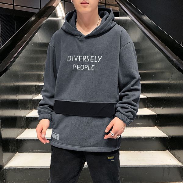 men's 2020 winter japanese streetwear solid fashion pullover cotton crewneck sweatshirt for men, Black
men's 2020 winter japanese streetwear solid fashion pullover cotton crewneck sweatshirt for men, Black