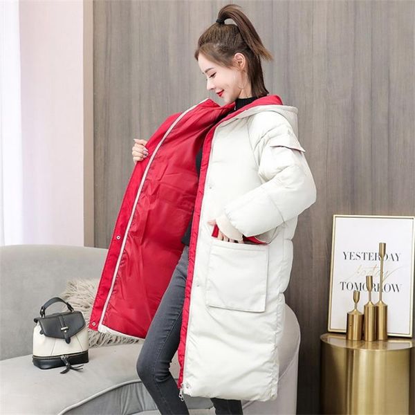 2021 new female coat plus wind-proof long parkas fashion with thick winter hood women's jacket stx8, Black
2021 new female coat plus wind-proof long parkas fashion with thick winter hood women's jacket stx8, Black