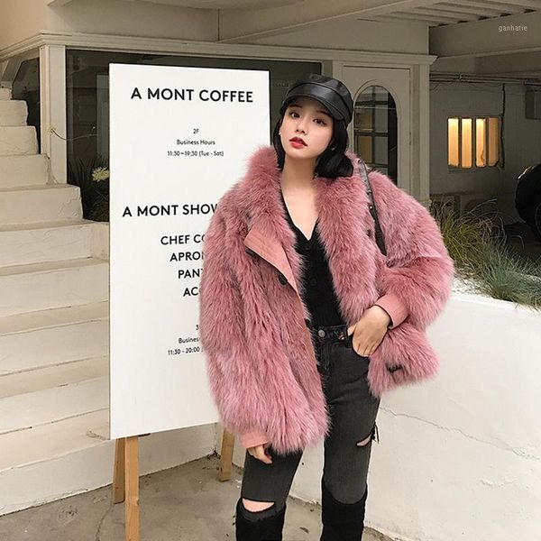 women fur coat 2019 winter fashion real natural fur jackets female coats keep warm1, Black
women fur coat 2019 winter fashion real natural fur jackets female coats keep warm1, Black