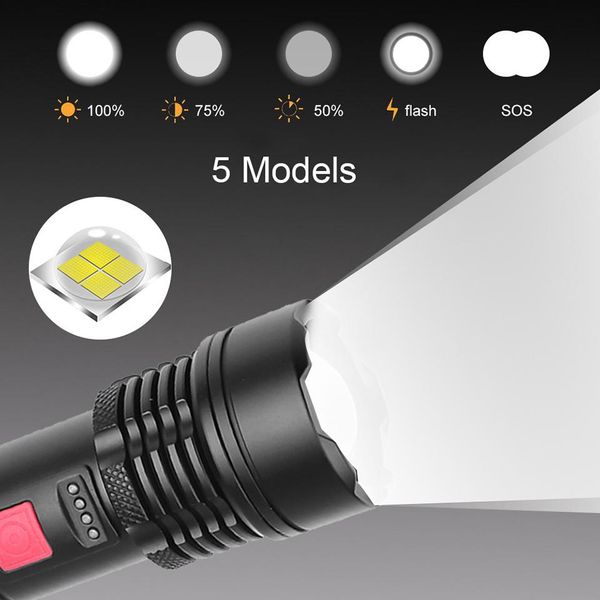 led flashlight xhp50 ultra bright torch outdoor waterproof zoomable usb rechargeable built in battery hiking camping flashlights bbyrso
led flashlight xhp50 ultra bright torch outdoor waterproof zoomable usb rechargeable built in battery hiking camping flashlights bbyrso