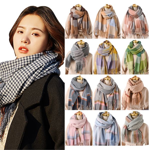 plaid imitation cashmere tartan scarf women winter thick tassel shawl gold soft cashmere warm scarf 200*70cm, Blue;gray
plaid imitation cashmere tartan scarf women winter thick tassel shawl gold soft cashmere warm scarf 200*70cm, Blue;gray