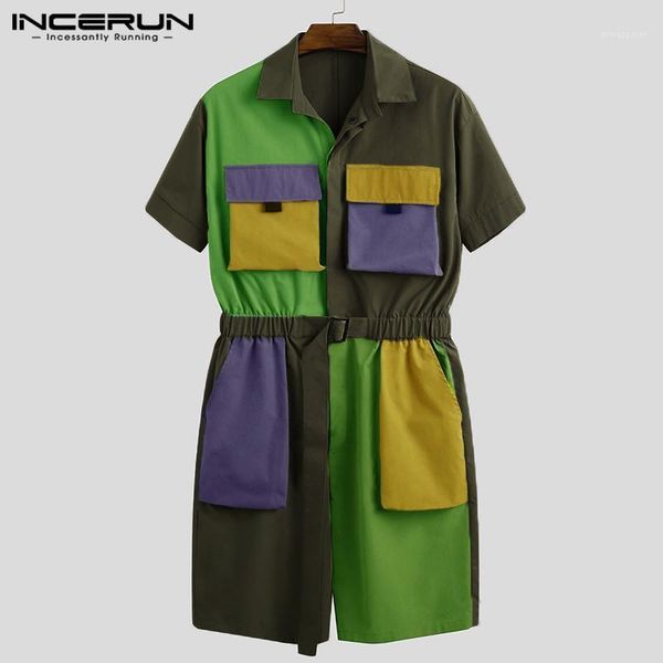 men's shorts man vintage lace up jumpsuits incerun men short fashion patchwork pockets rompers sleeve cargo suspenders s-5xl1, White;black
men's shorts man vintage lace up jumpsuits incerun men short fashion patchwork pockets rompers sleeve cargo suspenders s-5xl1, White;black