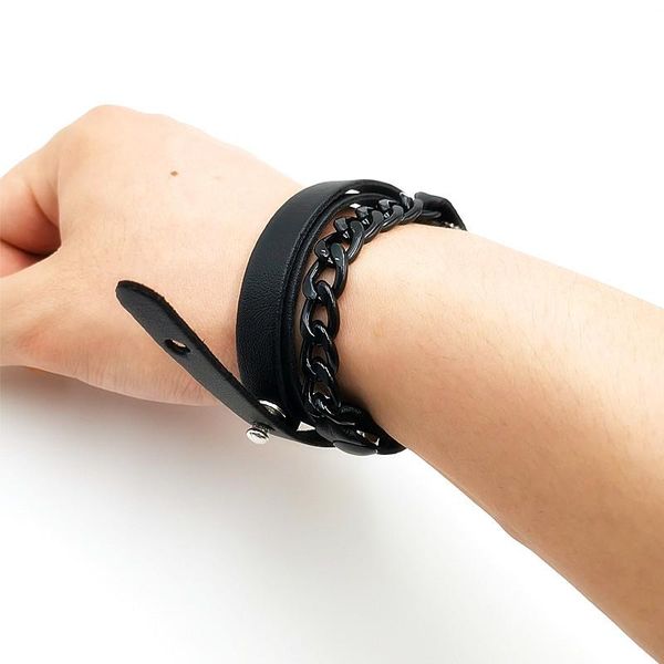 yd ydbz 2019 new leather bracelets women chain bracelet harajuku gothic jewelry birthday gift girls fashion designer jewellery sqcdaj, Golden;silver
yd ydbz 2019 new leather bracelets women chain bracelet harajuku gothic jewelry birthday gift girls fashion designer jewellery sqcdaj, Golden;silver