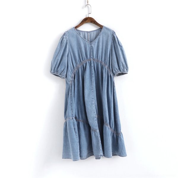 sbdae 010726 tencel bubble a dress dress slimming irregular stitching pleated denim fishtail elegant sleeve dressline summer ftcar, Black;gray
sbdae 010726 tencel bubble a dress dress slimming irregular stitching pleated denim fishtail elegant sleeve dressline summer ftcar, Black;gray