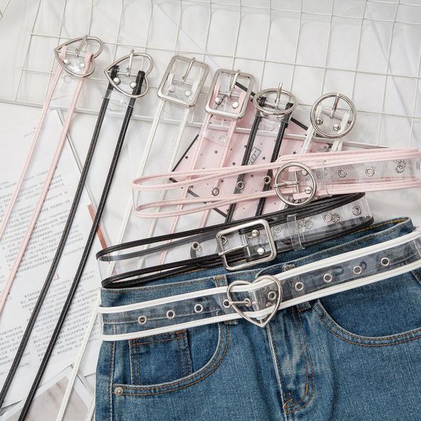 laser women belt transparent girl casual belts for women clear long adjustable pin buckle harajuku ladies waist belts, Black;brown
laser women belt transparent girl casual belts for women clear long adjustable pin buckle harajuku ladies waist belts, Black;brown