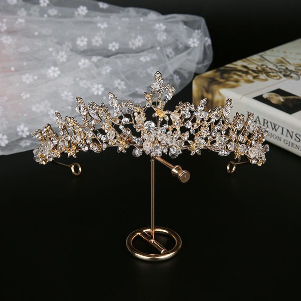 girl years old 18 super immortal high end bridal headdress korean initiation ceremony princess crown, Silver
girl years old 18 super immortal high end bridal headdress korean initiation ceremony princess crown, Silver