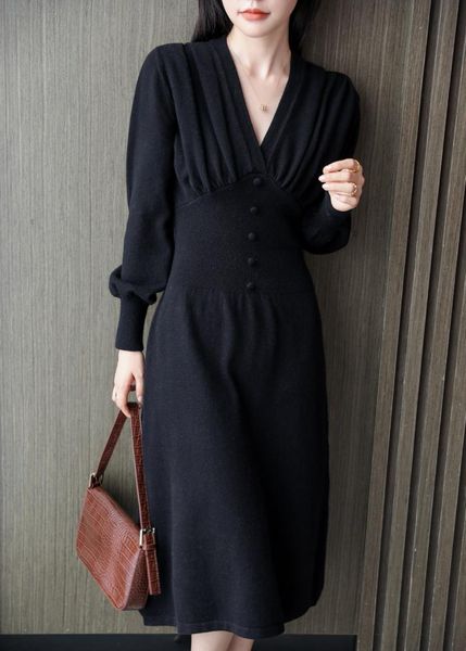 autumn & winter women v-neck fashion solid color sweater dress ladies long wool sweater slim knitted dress pullovers, Black;gray
autumn & winter women v-neck fashion solid color sweater dress ladies long wool sweater slim knitted dress pullovers, Black;gray