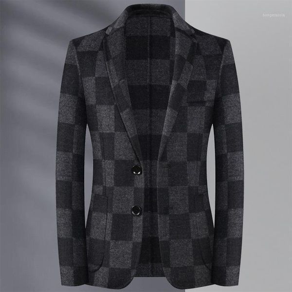 autumn and winter double faced handmade wool suit men's slim plaid suit men's cashmere coat man1, Black
autumn and winter double faced handmade wool suit men's slim plaid suit men's cashmere coat man1, Black