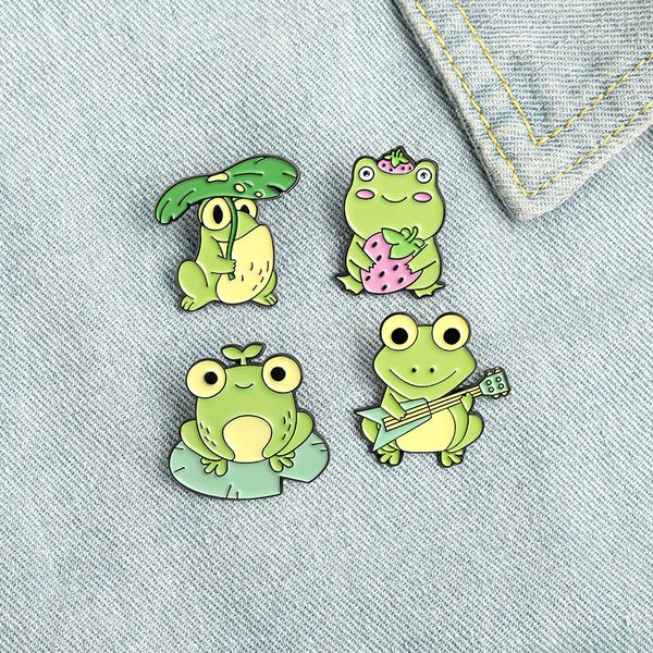 funny frog enamel pins various type colors music strawberry smile brooches for kids gifts lapel pins clothes bags, Gray
funny frog enamel pins various type colors music strawberry smile brooches for kids gifts lapel pins clothes bags, Gray