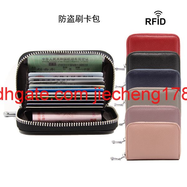 head leather organ card bag rfid anti theft women's card clip men's card bag multi function zipper wallet, Red;black
head leather organ card bag rfid anti theft women's card clip men's card bag multi function zipper wallet, Red;black