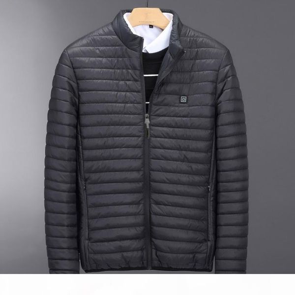 winter men's coat smart usb abdominal back electric heating warm down cotton jacket causal fashion mens overcoat 2020 new, Black
winter men's coat smart usb abdominal back electric heating warm down cotton jacket causal fashion mens overcoat 2020 new, Black