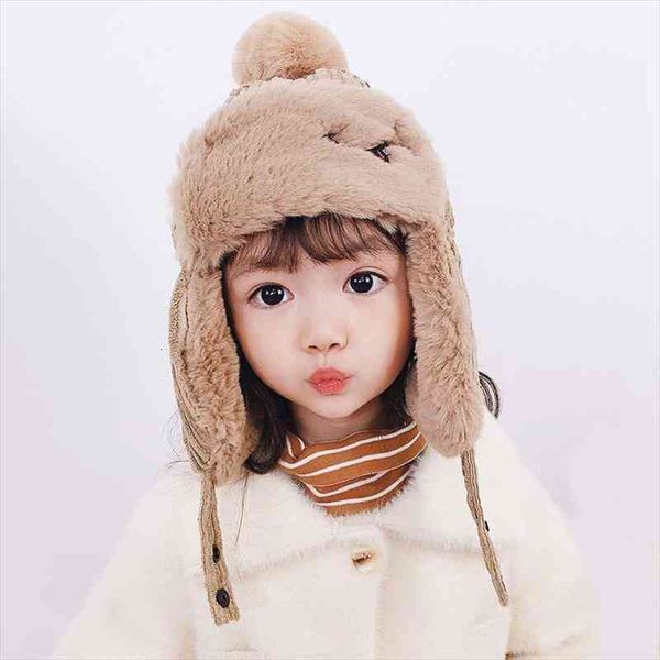 cute winter kids girl boy cotton knitted ear fur ball warm ear protective thicken plush cap baby toddler 1 2, Blue;gray
cute winter kids girl boy cotton knitted ear fur ball warm ear protective thicken plush cap baby toddler 1 2, Blue;gray