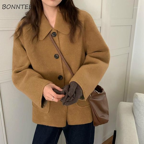 blends women student temperament loose all-match lovely solid bf style long sleeve turn-down collar winter fashion female wool1, Black
blends women student temperament loose all-match lovely solid bf style long sleeve turn-down collar winter fashion female wool1, Black