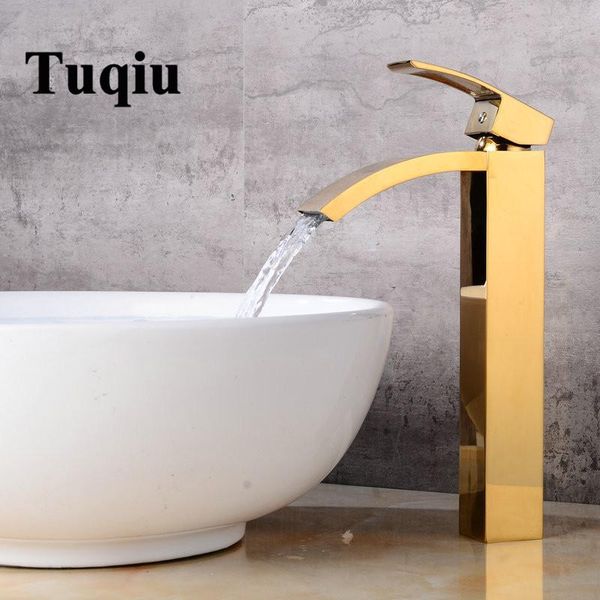 tuqiu basin faucet brass bathroom faucet single handle torneiras para pia de banheiro gold sink wash waterfall
tuqiu basin faucet brass bathroom faucet single handle torneiras para pia de banheiro gold sink wash waterfall