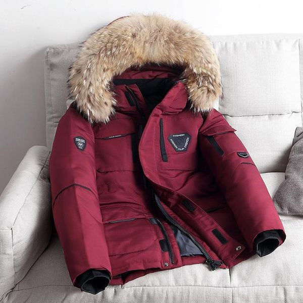 2020 winter casual white duck down fake collar long thick parkas jacket coat men outwear hooded pockets waterproof jackets, Tan;black
2020 winter casual white duck down fake collar long thick parkas jacket coat men outwear hooded pockets waterproof jackets, Tan;black