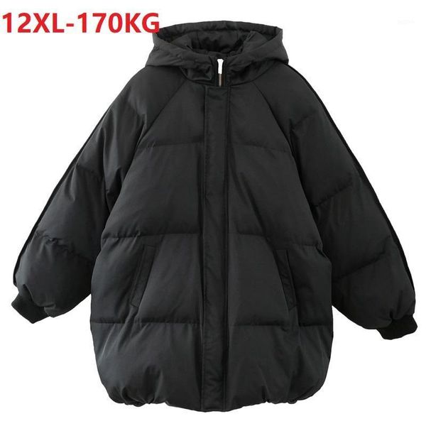 winter women parka hooded thick warm jacket large size 8xl 12xl 10xl female oversize loose parka zipper 150kg 60 581, Black
winter women parka hooded thick warm jacket large size 8xl 12xl 10xl female oversize loose parka zipper 150kg 60 581, Black