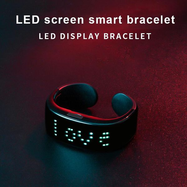 1pc bracelet led display bracelet luminous display app editing anti-lost function high-quality tpu
1pc bracelet led display bracelet luminous display app editing anti-lost function high-quality tpu