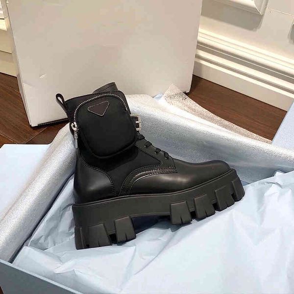 new thick soled short boot belt bag, wearing waterproof platform, british fashion, versatile muffin martin boots, women, Black
new thick soled short boot belt bag, wearing waterproof platform, british fashion, versatile muffin martin boots, women, Black