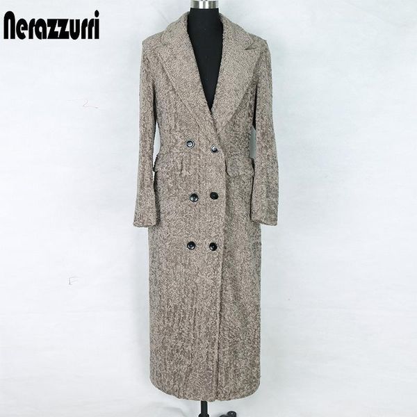nerazzurrri long winter faux fur coat women big size 5xl 6xl 7xl double breasted long sleeve peaked lapel fake sheep fur blazer, Black
nerazzurrri long winter faux fur coat women big size 5xl 6xl 7xl double breasted long sleeve peaked lapel fake sheep fur blazer, Black