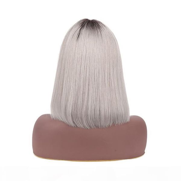 silver grey ombre short human hair bob wigs with bangs for black women colored gray pixie cut brazilian remy straight glueless non lace wig, Black;brown
silver grey ombre short human hair bob wigs with bangs for black women colored gray pixie cut brazilian remy straight glueless non lace wig, Black;brown