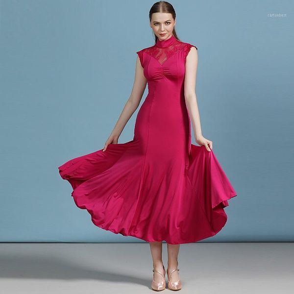 stage wear h2593 lace sleeves modern dance dress women ballroom national standard waltz practice competition professional costumes1, Black;red
stage wear h2593 lace sleeves modern dance dress women ballroom national standard waltz practice competition professional costumes1, Black;red