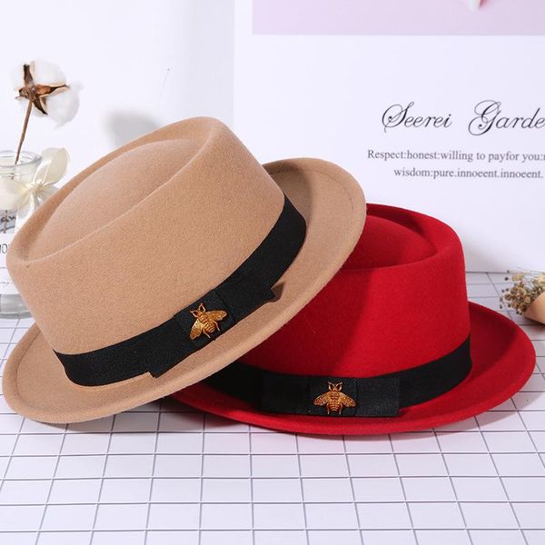 hat autumn and winter ladies pure wool jazz hat fashion bee accessories woman womens hats fashionable, Blue;gray
hat autumn and winter ladies pure wool jazz hat fashion bee accessories woman womens hats fashionable, Blue;gray