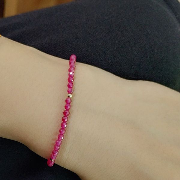 lily jewelry 3mm lab-created ruby bracelet 925 sterling silver fashion bracelet women valentine's day gift dropshipping 1028, Black
lily jewelry 3mm lab-created ruby bracelet 925 sterling silver fashion bracelet women valentine's day gift dropshipping 1028, Black