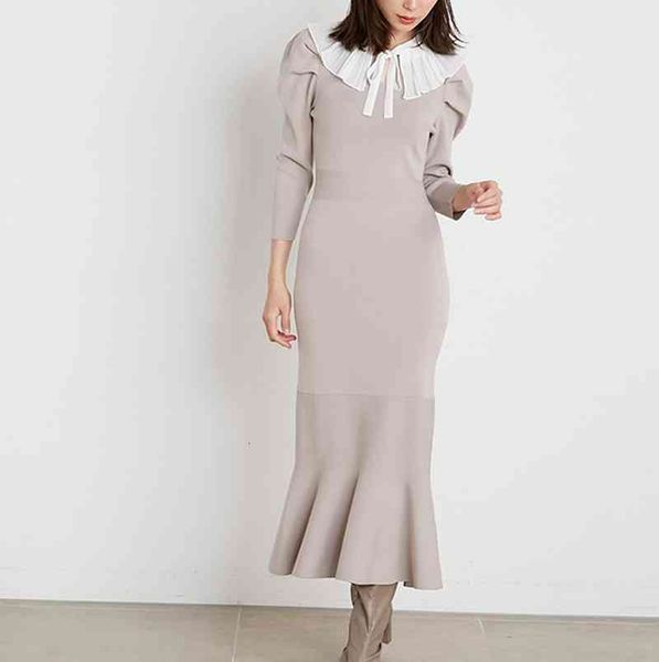 Casual Dresses 2022 Autumn Women Robe Japan Style Sweet Vestidos Detachable Neckline Lace Collar Solid Slim Ruffles Mermaid Dress KW26, Black;gray
Casual Dresses 2022 Autumn Women Robe Japan Style Sweet Vestidos Detachable Neckline Lace Collar Solid Slim Ruffles Mermaid Dress KW26, Black;gray