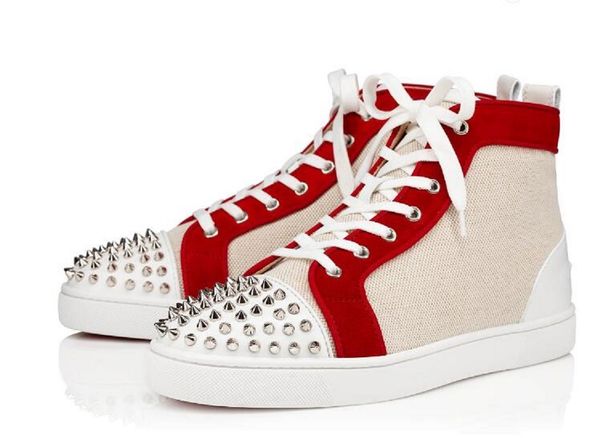 ac louisflats spikes sneakers,fashion white mesh high red bottom shoes,party dress leisure original box size:35-47, Black
ac louisflats spikes sneakers,fashion white mesh high red bottom shoes,party dress leisure original box size:35-47, Black
