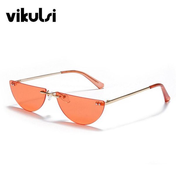 sunglasses ocean lens rimless half round for women cat eye shape shades funny small steampunk sun glasses female gafas uv400, White;black
sunglasses ocean lens rimless half round for women cat eye shape shades funny small steampunk sun glasses female gafas uv400, White;black