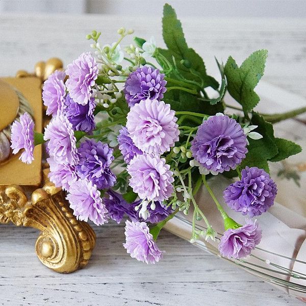 20heads small lilac bouquet decorative artificial silk flowers for home table decor flores artificiales
20heads small lilac bouquet decorative artificial silk flowers for home table decor flores artificiales