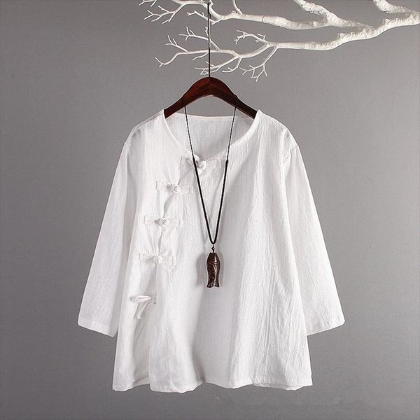 spring autumn vintage slant buckle chinese women tea shirts literature loose simple art lace up solid color female linen, White
spring autumn vintage slant buckle chinese women tea shirts literature loose simple art lace up solid color female linen, White