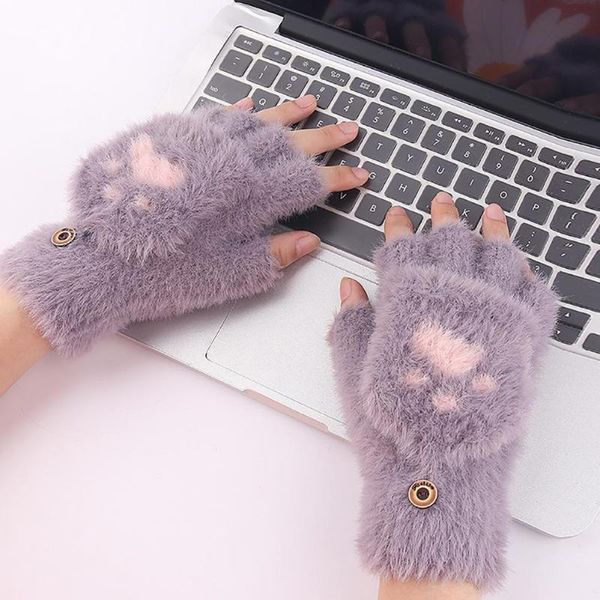 new arrival women winter cats claw half finger warm knitted gloves fluffy flip cover mitten wholesale dropshipping, Blue;gray
new arrival women winter cats claw half finger warm knitted gloves fluffy flip cover mitten wholesale dropshipping, Blue;gray