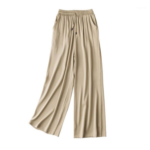 women's pants & capris 2021 women summer autumn natural silk loose style trousers work wear holiday wide leg khaki pants1, Black;white
women's pants & capris 2021 women summer autumn natural silk loose style trousers work wear holiday wide leg khaki pants1, Black;white