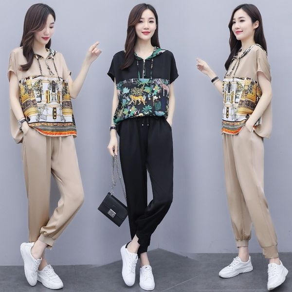 ljiun printed satin for women 2020 summer new hooded acetic acid set two-piece leggings casual pants suit pants suitice silk leggings sui, Gray
ljiun printed satin for women 2020 summer new hooded acetic acid set two-piece leggings casual pants suit pants suitice silk leggings sui, Gray
