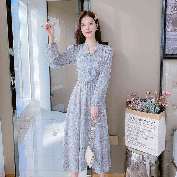 casual dresses spring printed bow dresses sweet temperament v-neck elastic waist thin chiffon floral skirt, Black;gray
casual dresses spring printed bow dresses sweet temperament v-neck elastic waist thin chiffon floral skirt, Black;gray
